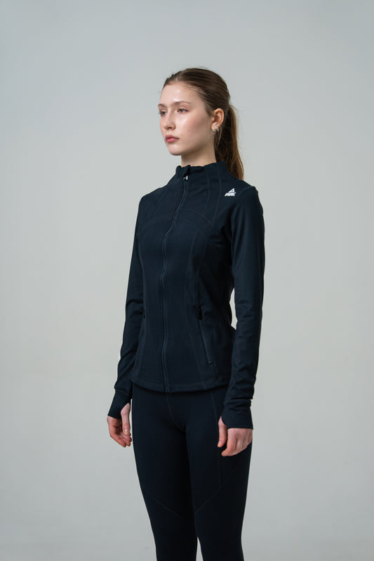 Женский лонгслив для бега Peak FW94276 black