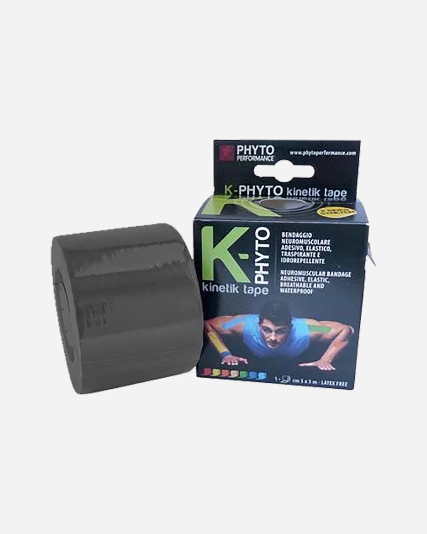 Кинезио тейп k-phyto singolo nero K-PH/1BLACK