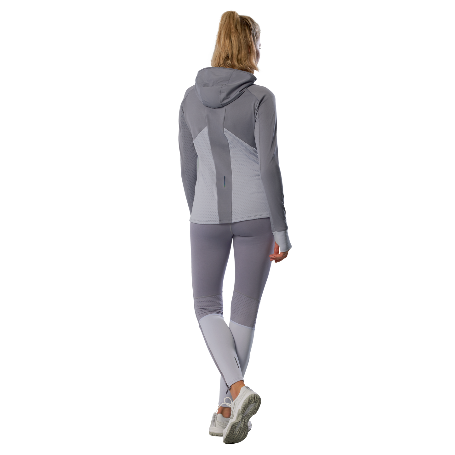 Hanorac de alergare pentru femei Mizuno Active Warm Hybrid FZ Hd LS J2GCC701 06