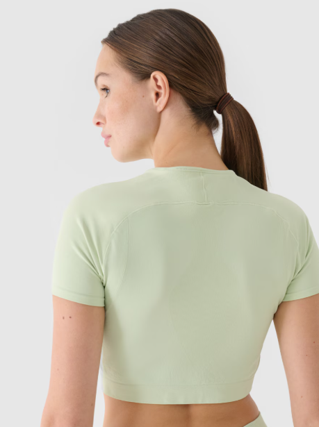 Женский укороченный топ для фитнеса 4F F1737 4FRAW24TFTSF1737 mint