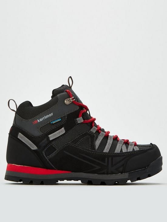 Ботинки Karrimor spike mid 3 weathertite black/red uk k949-bkr-151