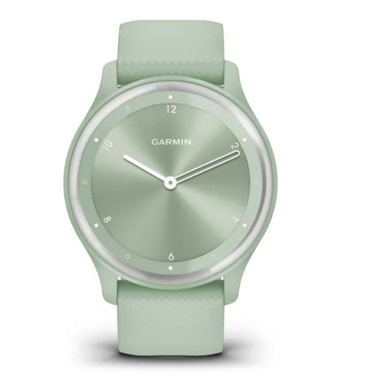 Смарт - часы 010-02566-03 - garmin vivomove sport, cool mint case and silicone band with silver accents