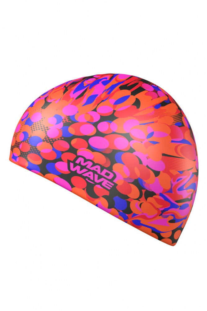 Шапочка для плавания madwave m0552 15 0 00w silicone cap x, multi