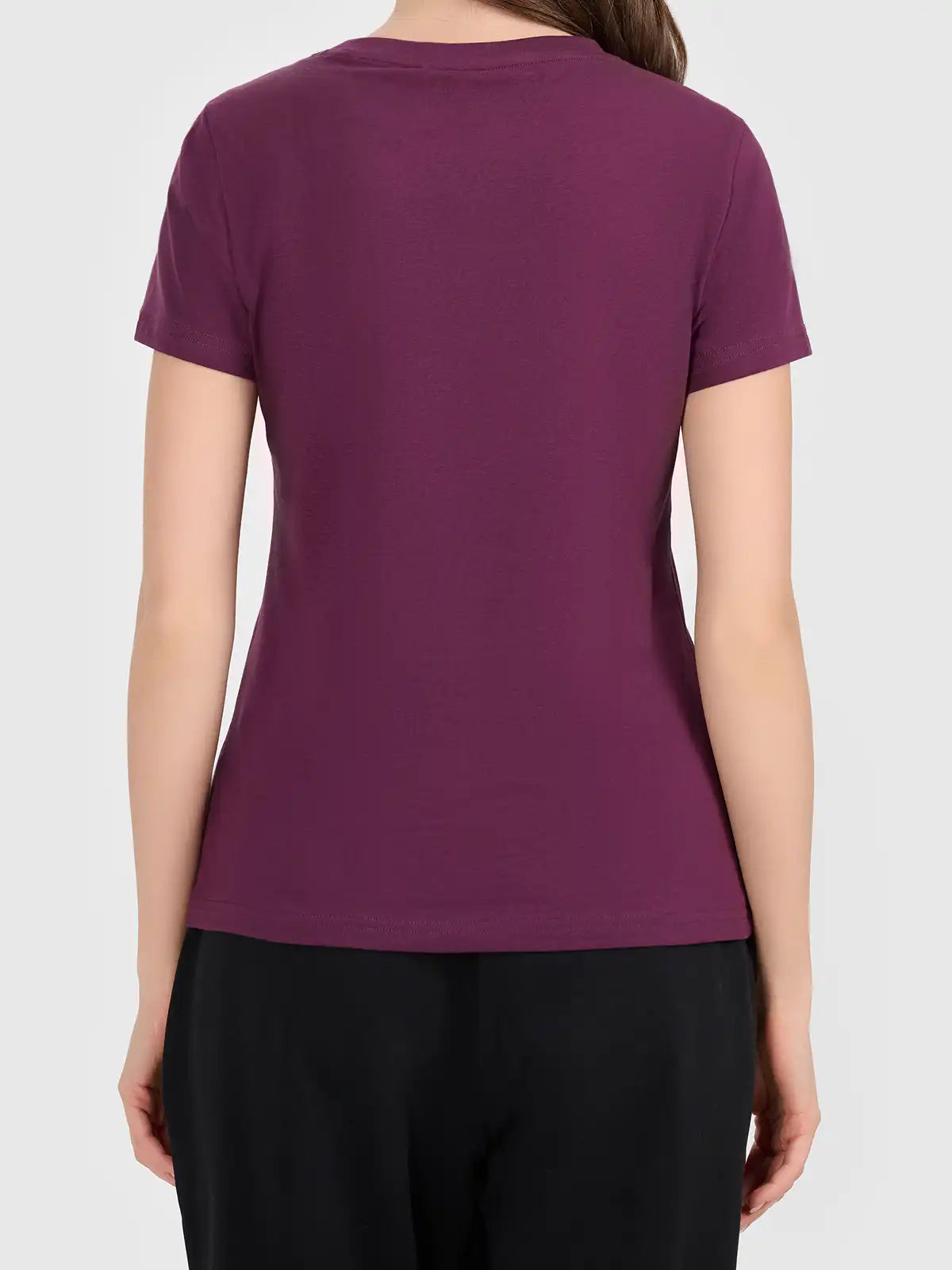 Tricou pentru femei casual 4F F3500 4FWAW26TTSHF3500 burgundy