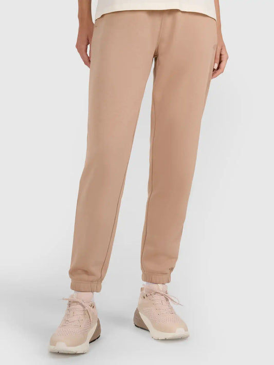 Joggeri pentru femei 4F  F1269 4FWAW25TTROF1269 beige