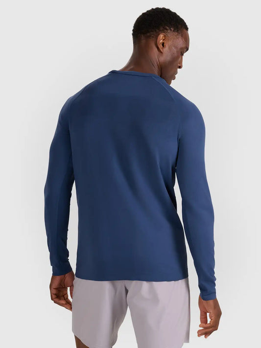 Мужской лонгслив для тренировок 4F M404 4FWAW25TFLOM404 denin