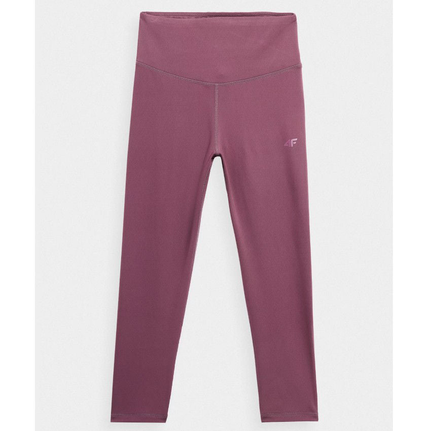 Legginși pentru antrenamente 4F TIGHTS FNK F122 4FSS23TFTIF122 BURGUNDY