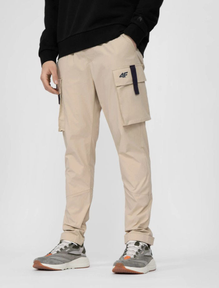 Pantaloni Casual 4F H4L22-SPMC012 Beige
