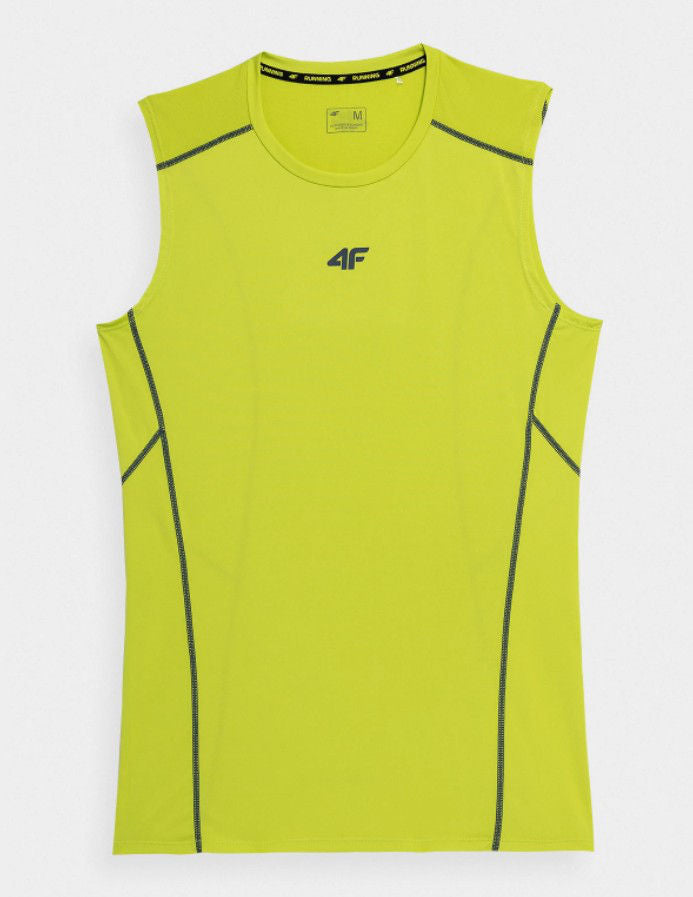 Tricou pentru alergare 4F H4L22-TSMF010 Lemon