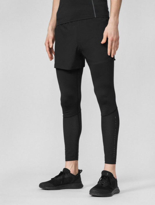 Legginși ăentru alergare 4F H4L22-SPMF011 Black