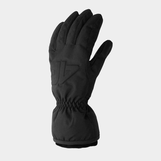 Лыжные перчатки 4F ski gloves red001 deep black