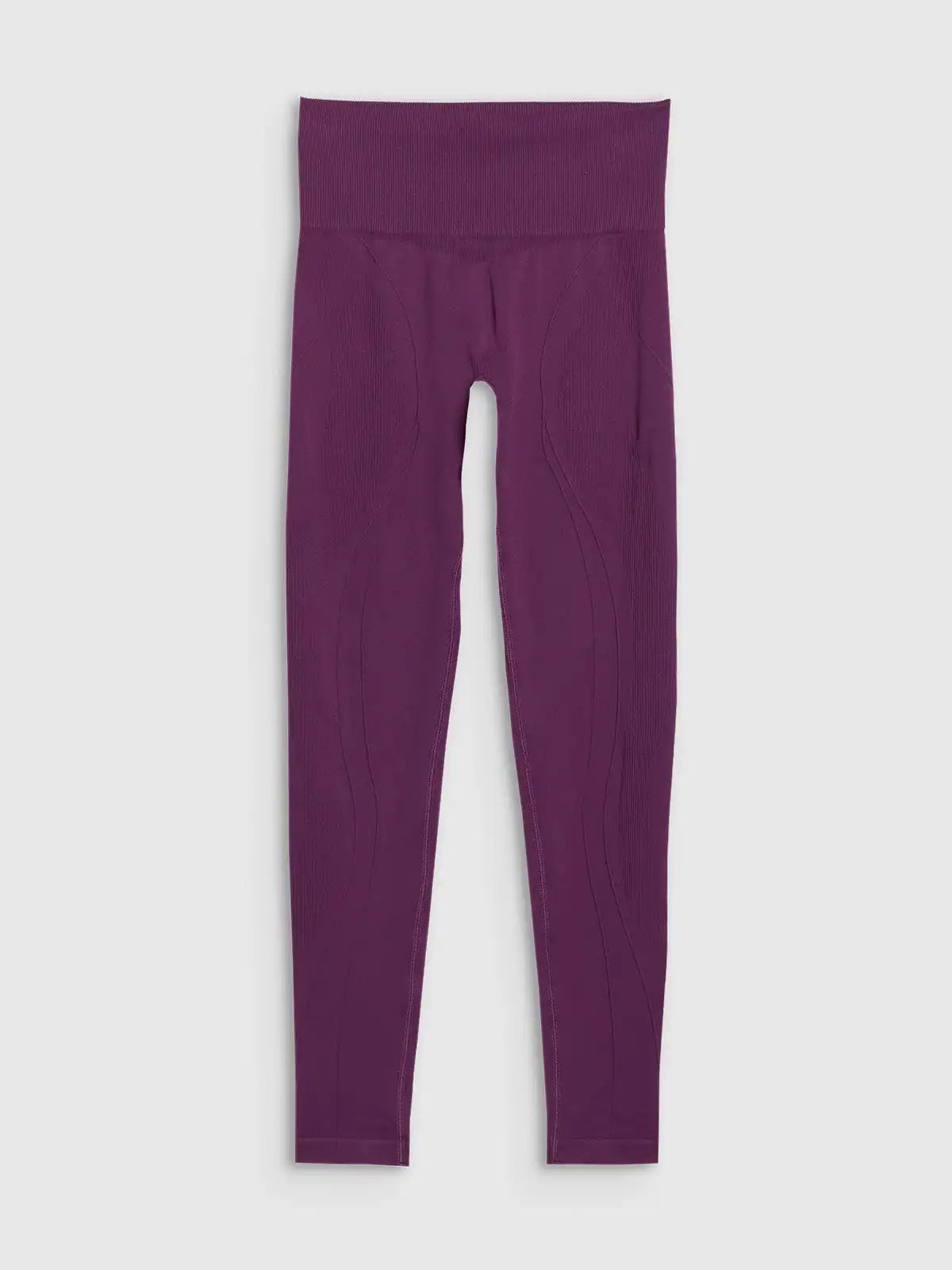 Legginși de yoga pentru femei 4F F347 4FWSS25TFTIF347 Dark violet