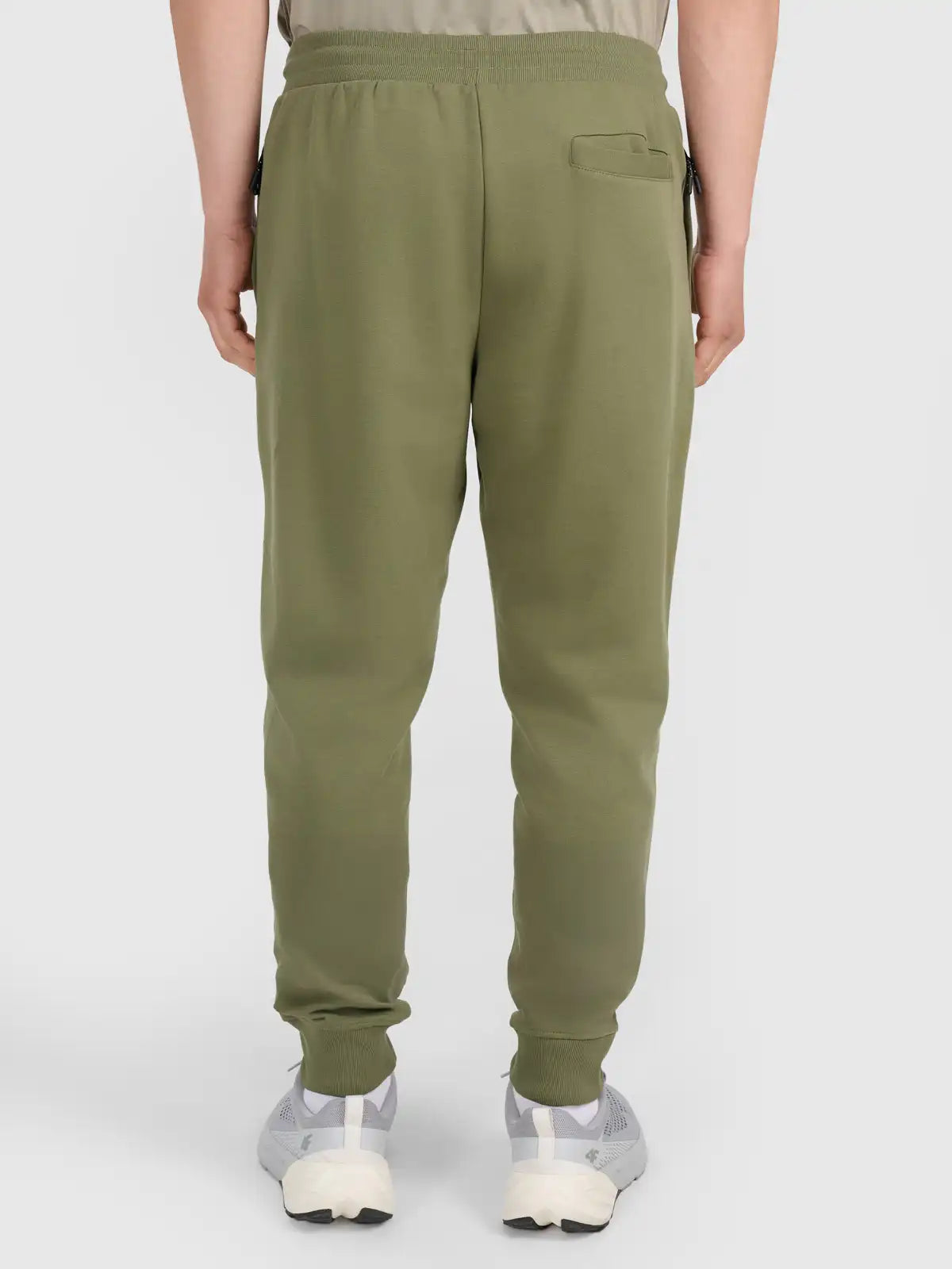 Joggeri pentru bărbați casual 4F M1385 4FWSS26TTROM1385 khaki
