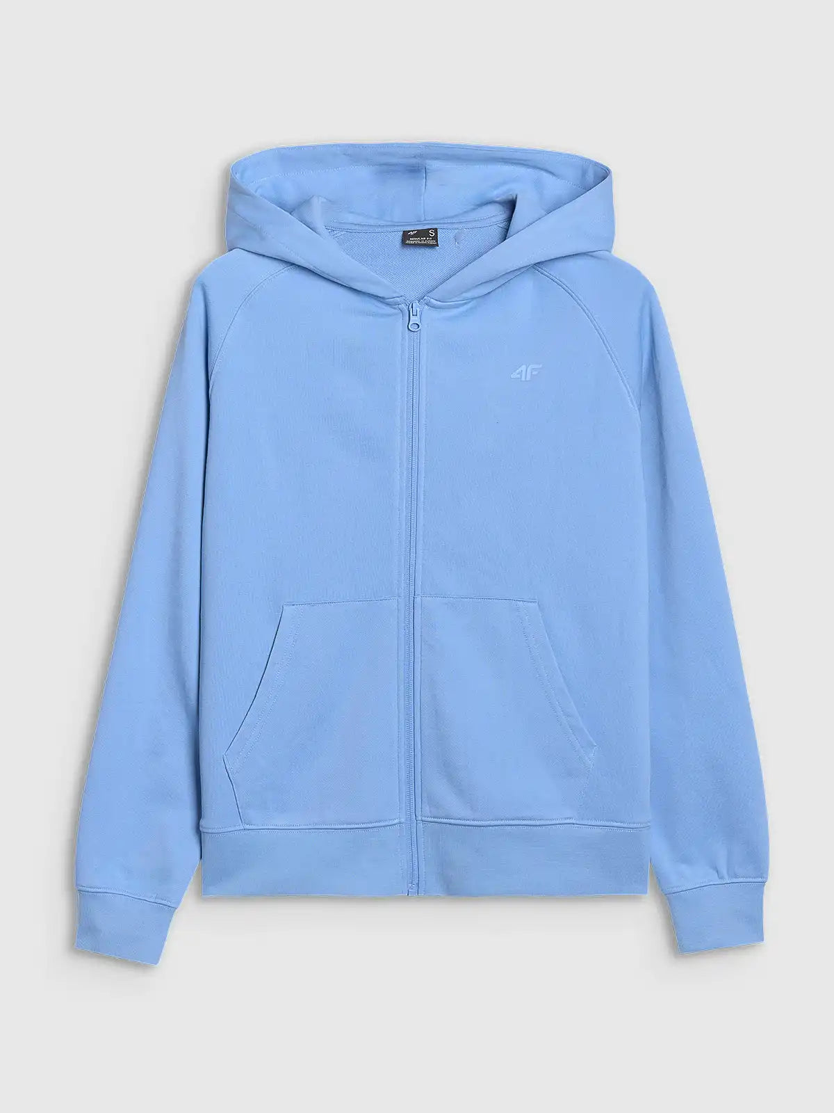 Женский батник на молнии 4F F1763 4FWMM00TSWSF1763 denim