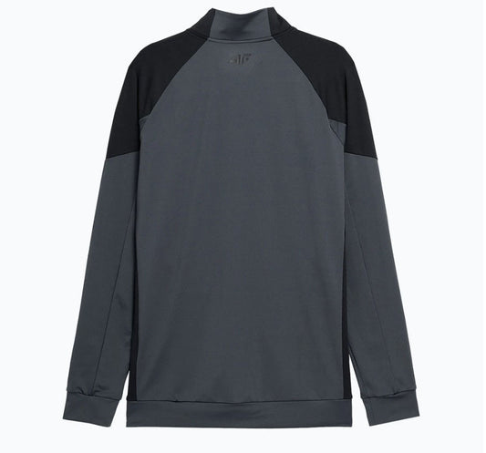 Hanorac pentru antrenamente 4F SWEATSHIRT FNK M187 4FSS23TFSWM187 DARK GREY