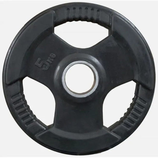 Disc Greutăți PX Black Rubber Coated 3-Grip Weight Plate 1.25KG WP085-51.5-1.25