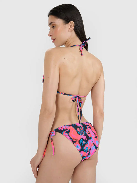 Женский топ бикини 4F F075 4FWSS25UBKTF075 pink allover