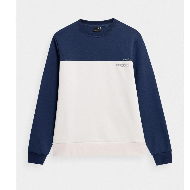Пуловер без капюшона 4F sweatshirt m226 4Fss23tswsm226 beige
