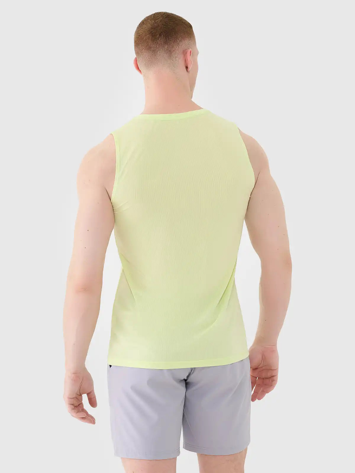 Maieu de antrenament pentru bărbați 4F M460 4FWSS25TFSLM460 canary green