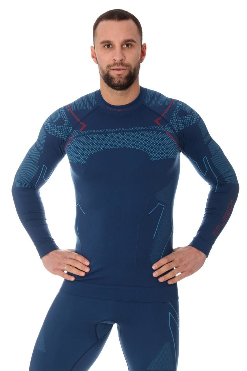 Лонгслив термо Brubeck ls13040a thermo men's sweatshirt jeans