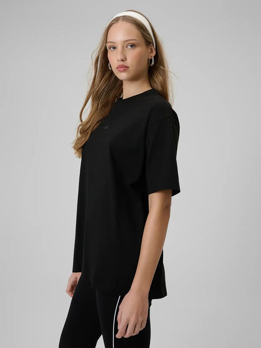 Tricou pentru femei casual 4F F2744 4FWSS26TTSHF2744 deep black