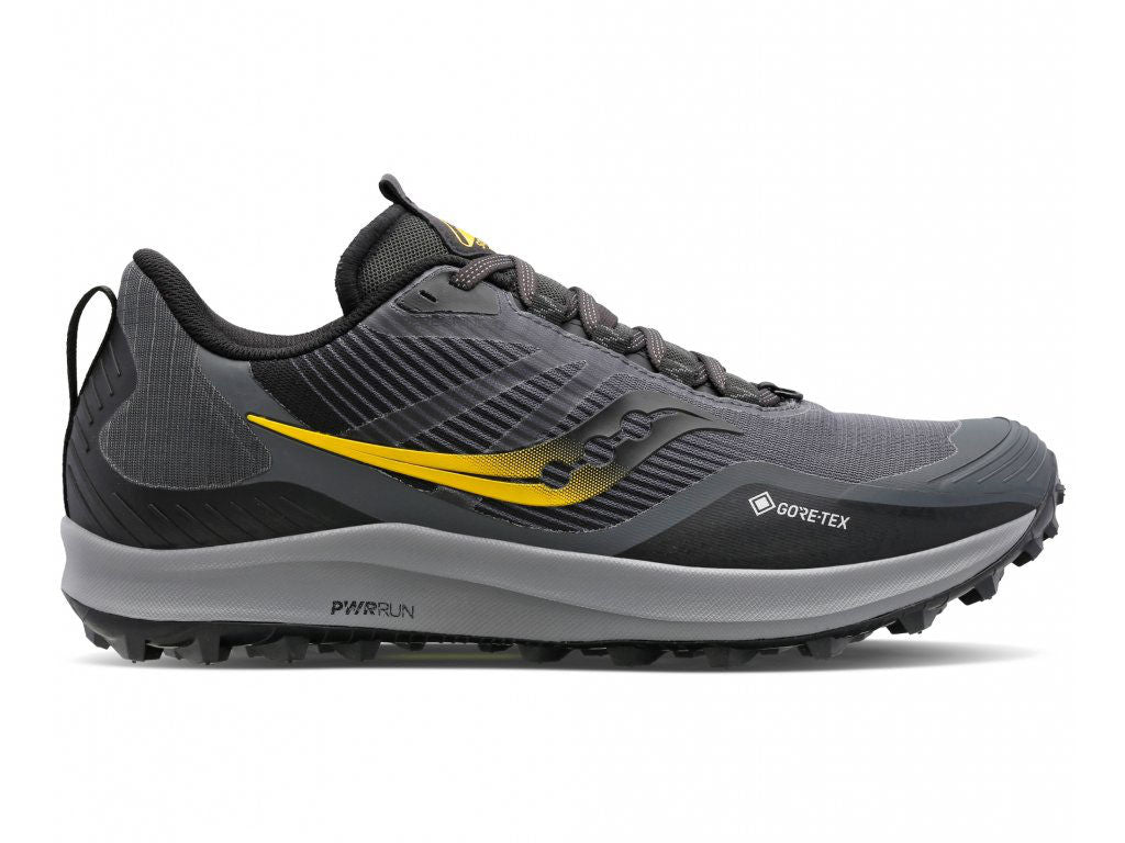 Adidași bărbați pentru trailrunning Saucony S20740-16 PEREGRINE 12 GTX SHADOW/VIZI