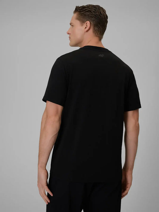 Мужская футболка casual 4F M2665 4FWSS26TTSHM2665 deep black