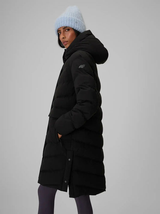 Женский длинный пуховик 4F F0929 4FWAW26TDJAF0929 deep black