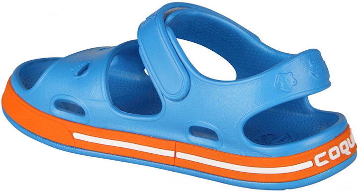 Тапочки Coqui 8852 sea blue/dk. orange
