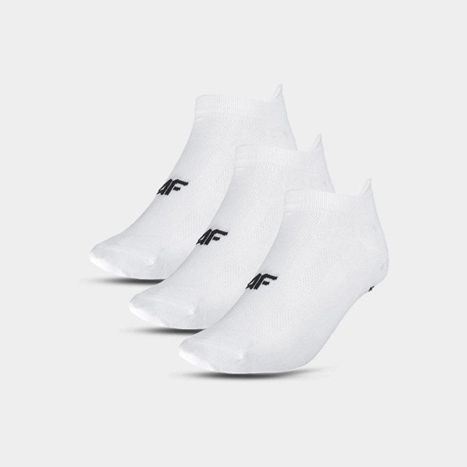 Șosete pentru sport 4F Socs fnk F137 4FWMM00UFSOF137 (3pack) White