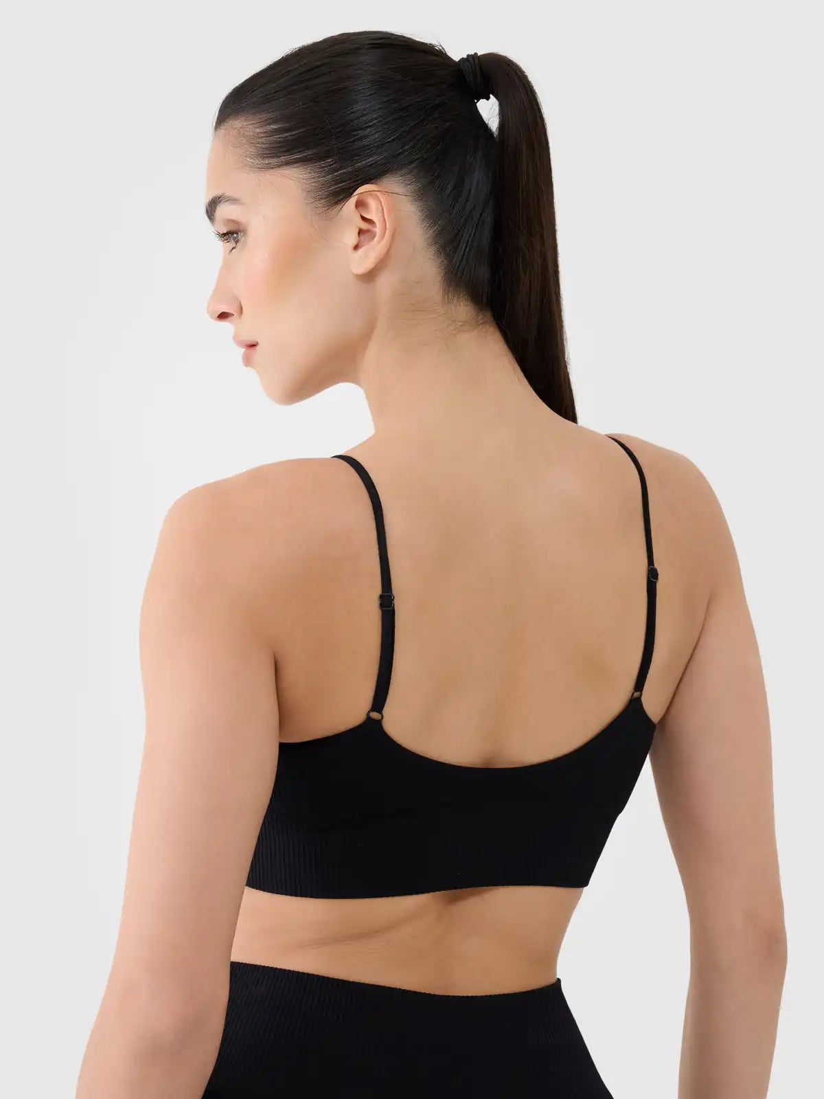 Bra pentru yoga 4F F151 4FWSS25USBAF151 deep black