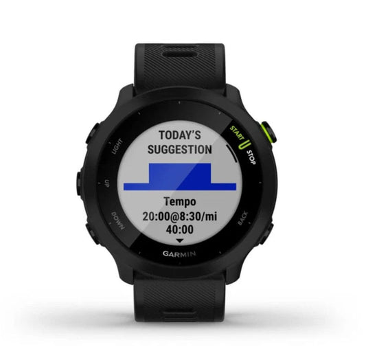 Смарт - часы 010-02562-10 - garmin forerunner 55 black