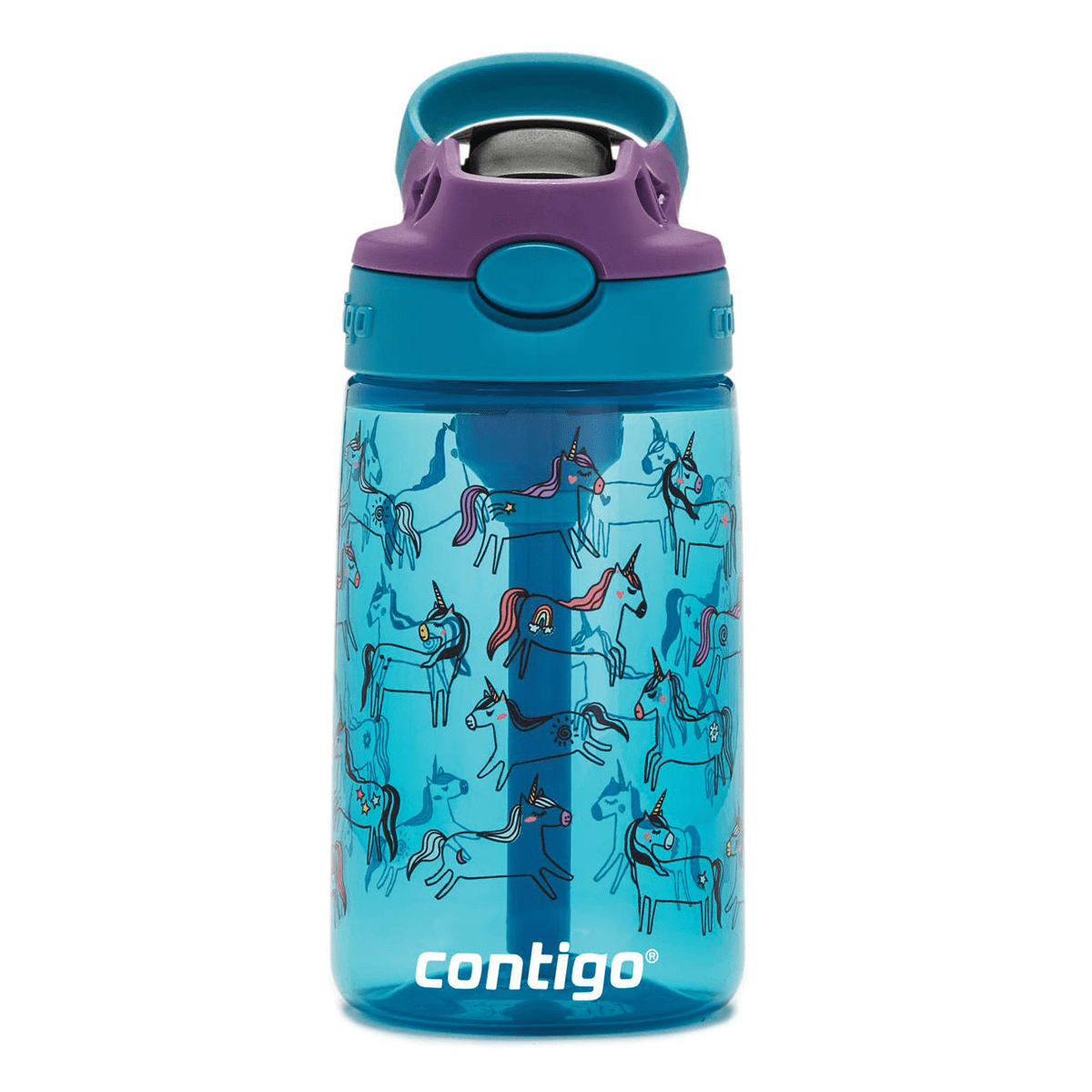 Бутылка для воды детская Contigo Easy Clean 420 ml Junip Unicorns 2127477
