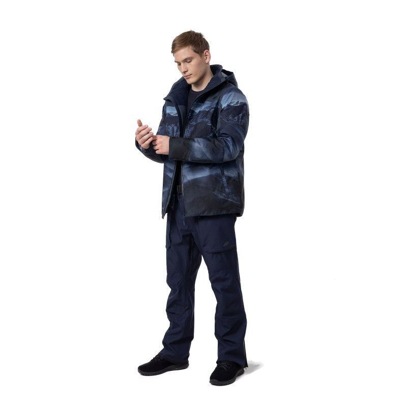 Jachetă pentru ski 4F MEN'S SKI JACKET KUMN006 MULTICOLOUR 1 ALLOVER
