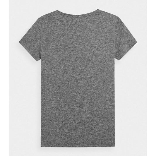 Tricou pentru antrenamente 4F TSHIRT FNK F262 4FSS23TFTSF262 MIDDLE GREY MELANGE