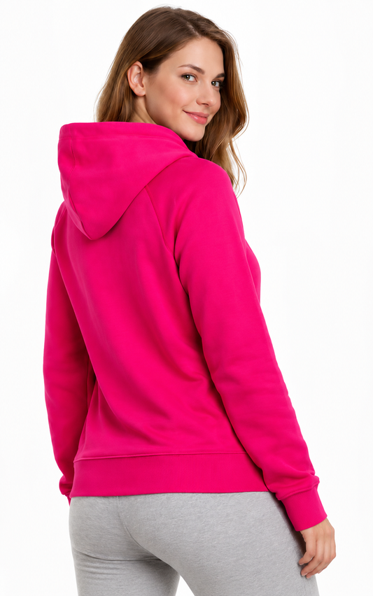 Hanorac cu fermoar pentru femei 4F F2205 4FWSS26TSWSF2205 pink