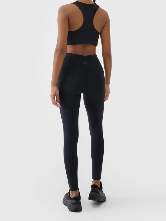 Legginși de antrenament pentru femei 4F F418 4FWSS26TFTIF418 deep black