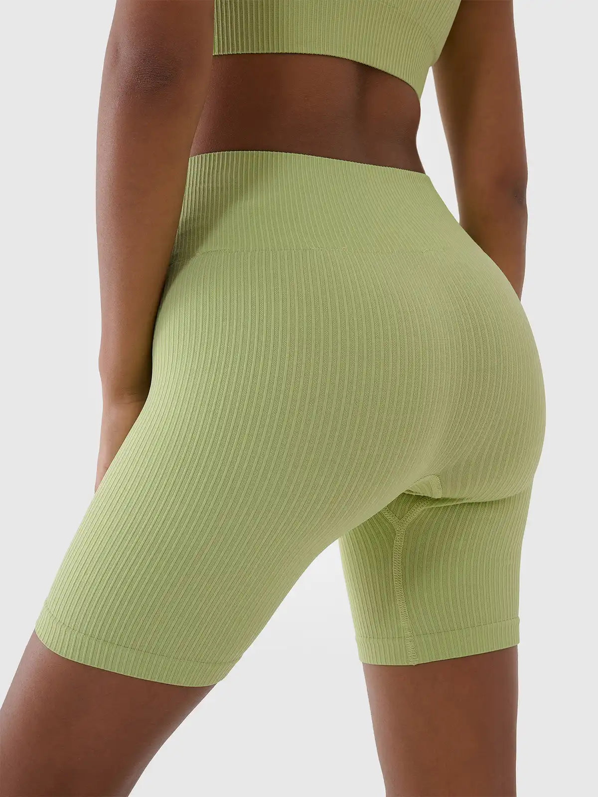 Legginși de yoga pentru femei 4F F014 4FWSS25TFSTF014 Light green