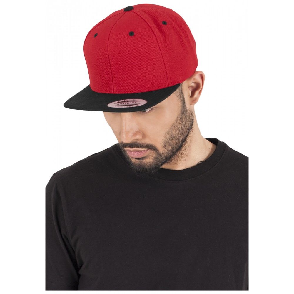 Classic snapback 2-tone red
