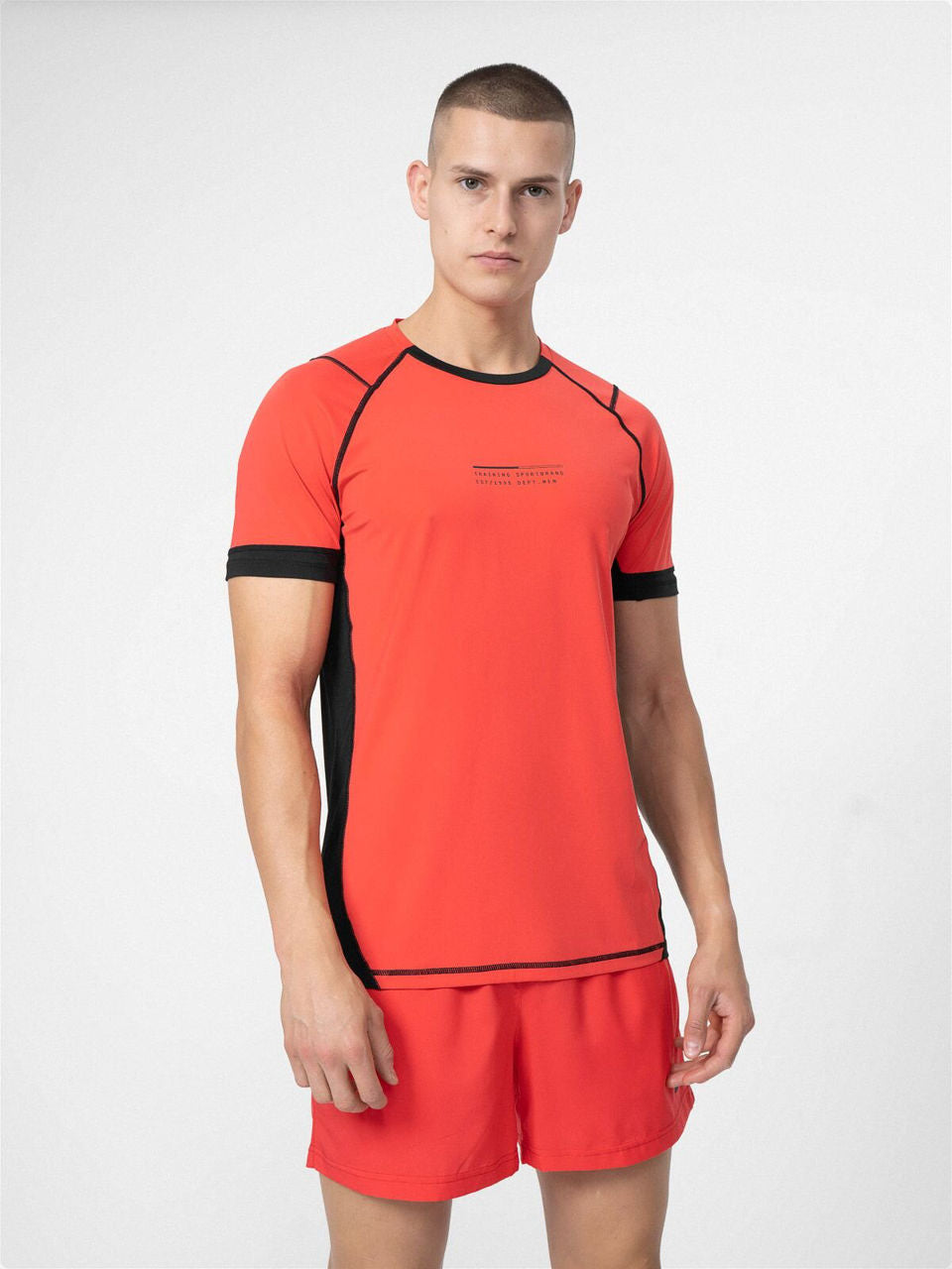 Футболка для тренировок 4F tshirt fnk m159 4Fss23tftsm159 red