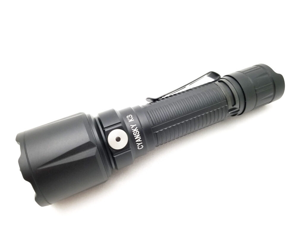 Фонарик k3 v2.0 lanterna led flashlight cyansky