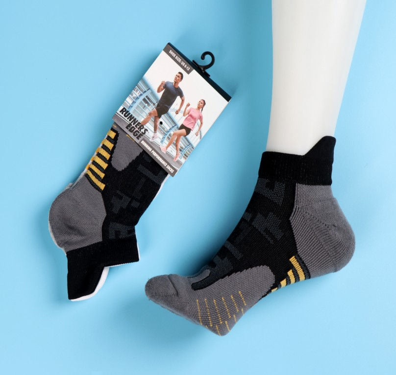 Носки для бега Peak w151511 black/dk.grey