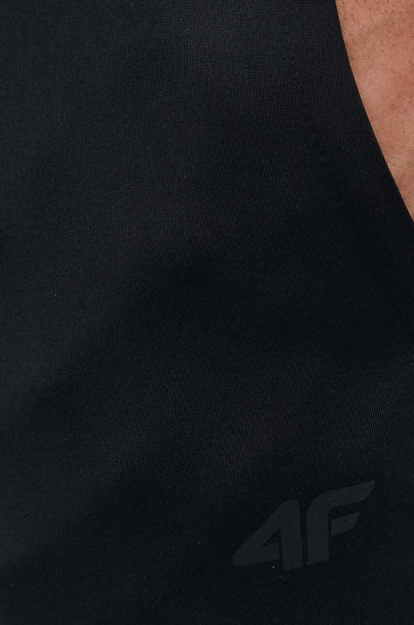 Pantaloni pentru antrenamente 4F TROUSERS FNK M167 4FSS23TFTRM167 DEEP BLACK