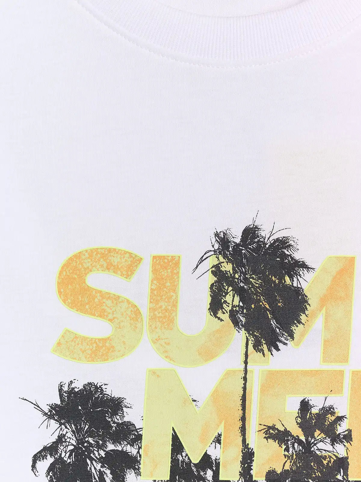 Tricou pentru bărbați casual 4F M2784 4FWSS26TTSHM2784 white