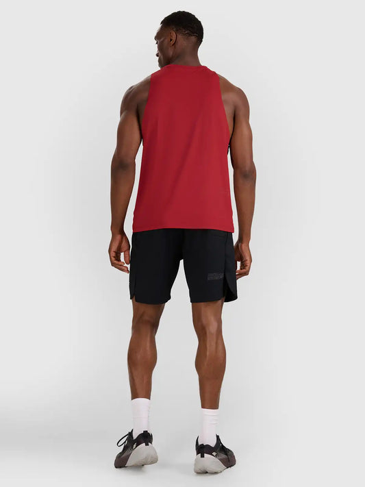 Мужская майка для тренировок 4F M554 4FWAW25TFSLM554 dark red