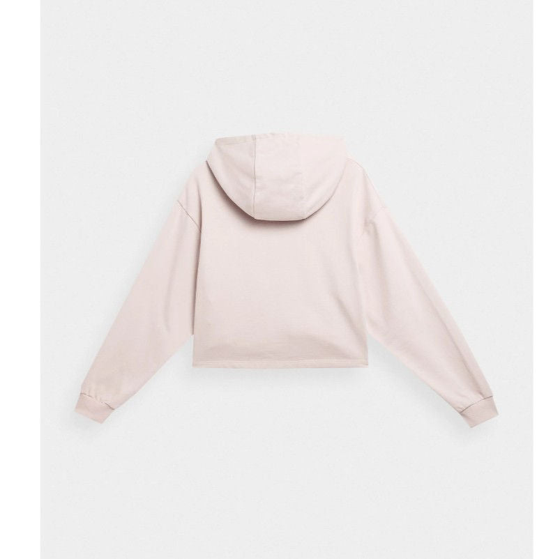 Укороченный пуловер с капюшоном 4F sweatshirt f244 4Fss23tswsf244 beige