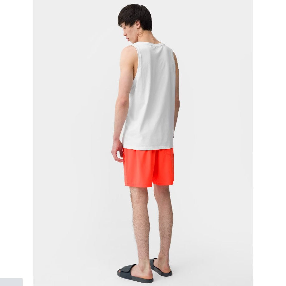 Pantaloni scurți pentru plajă 4F BOARD SHORTS M022 4FSS23UBDSM022 RED NEON