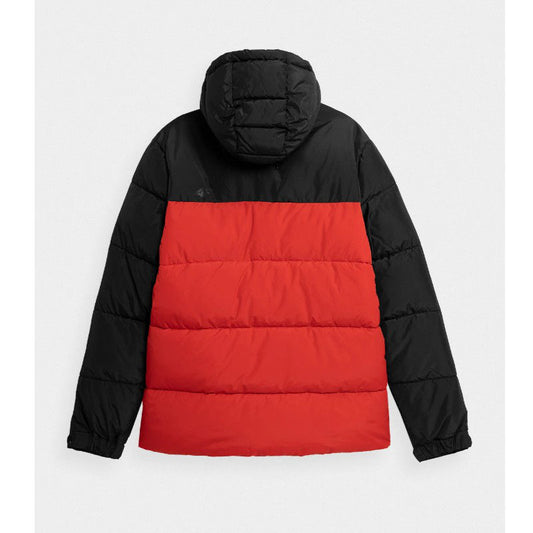 Jachetă de puf matlasată 4F JACKET KUMP009 DARK RED