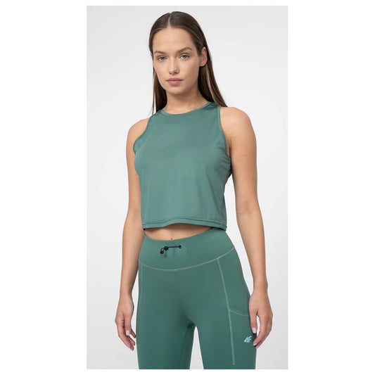 Майка для бега 4F tshirt fnk f148 4Fss23tftsf148 dark green