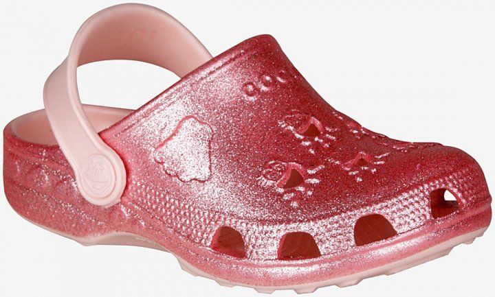 Детские тапочки Coqui 8114 candy pink glitter